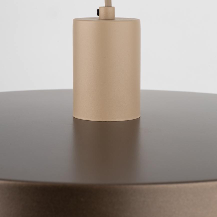 Suspension filaire SILA 1xE27/15W/230V d. 40 cm marron/beige