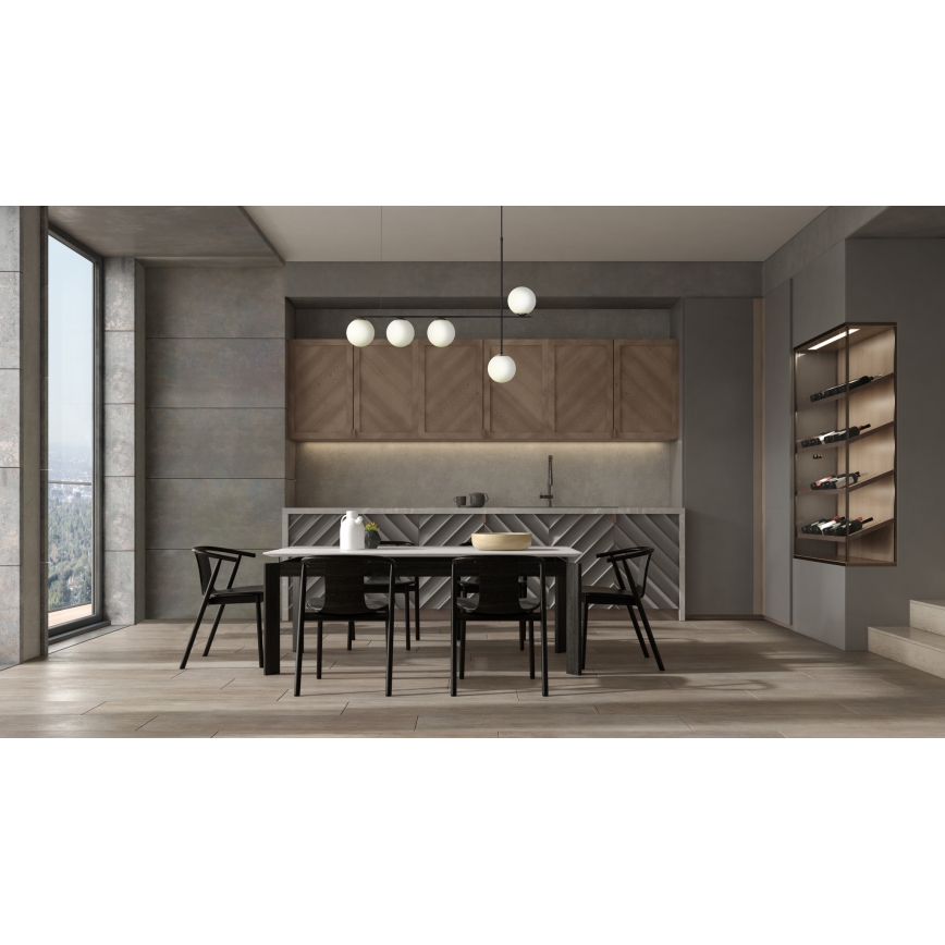 Suspension filaire SILIA 5xG9/12W/230V noir