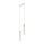 Suspension filaire SIMON 2xE27/60W/230V blanc/hêtre