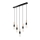 Suspension filaire SIMON 5xE27/60W/230V