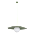 Suspension filaire SLATE 1xE27/15W/230V d. 65 cm vert