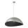 Suspension filaire SOLARIS 1xE27/60W/230V d. 48 cm argent/noir