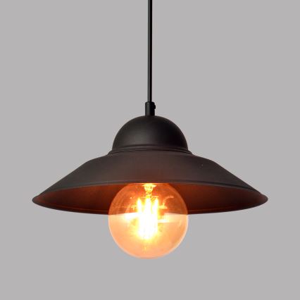 Suspension filaire SORAPIS 1xE27/15W/230V noir