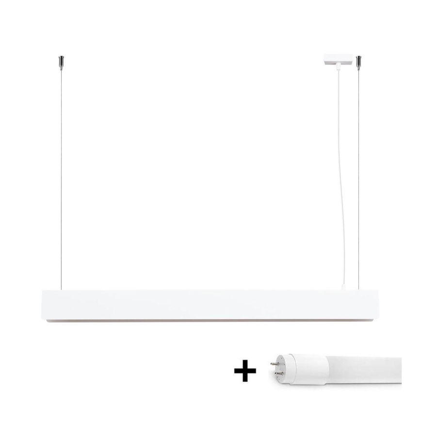 Suspension filaire SPARK 1xG13/8,5W/230V blanc