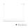 Suspension filaire SPARK 1xG13/8,5W/230V blanc