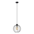 Suspension filaire STARLIGHT 1xE27/15W/230V noir/argent
