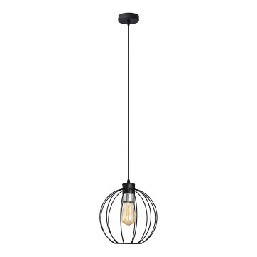 Suspension filaire STARLIGHT 1xE27/15W/230V noir/argent