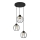 Suspension filaire STARLIGHT 3xE27/15W/230V noir/doré
