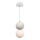Suspension filaire STRING 1xG9/4W/230V blanc