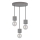 Suspension filaire STRONG 3xE27/60W/230V béton