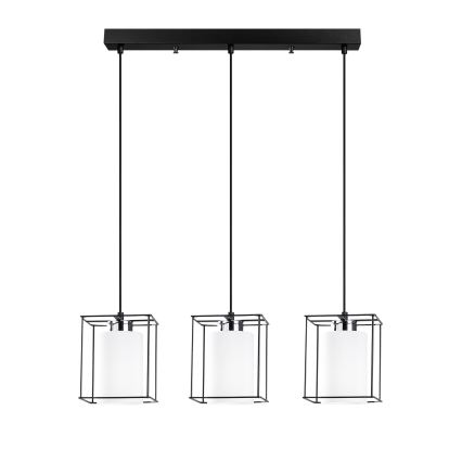 Suspension filaire SWANK 3xE27/100W/230V