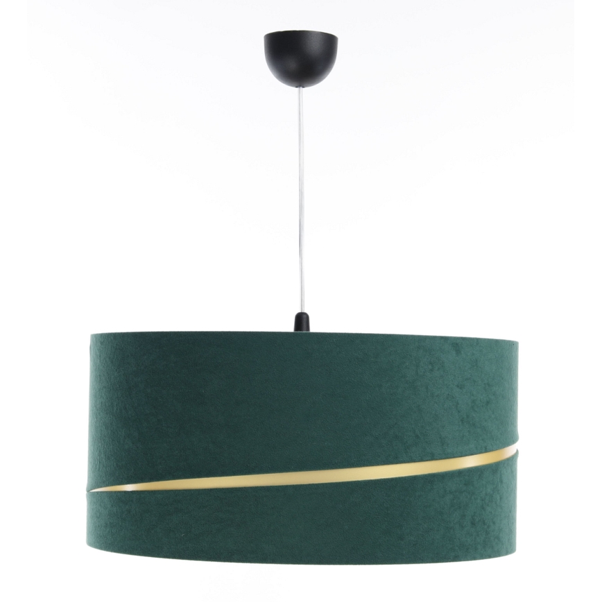 Suspension filaire SWING 1xE27/60W/230V vert/doré