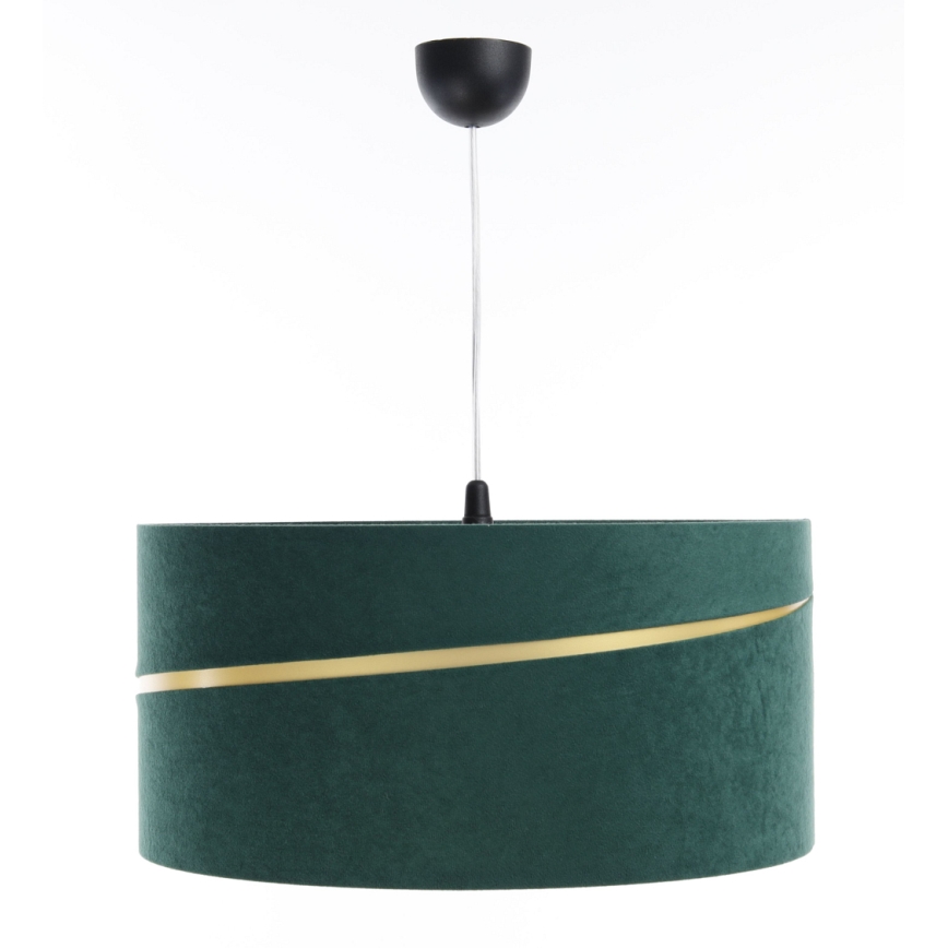 Suspension filaire SWING 1xE27/60W/230V vert/doré