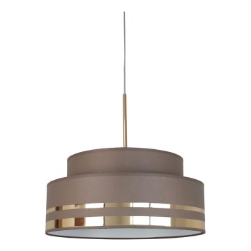 Suspension filaire TAMI 1xE27/60W/230V marron/doré