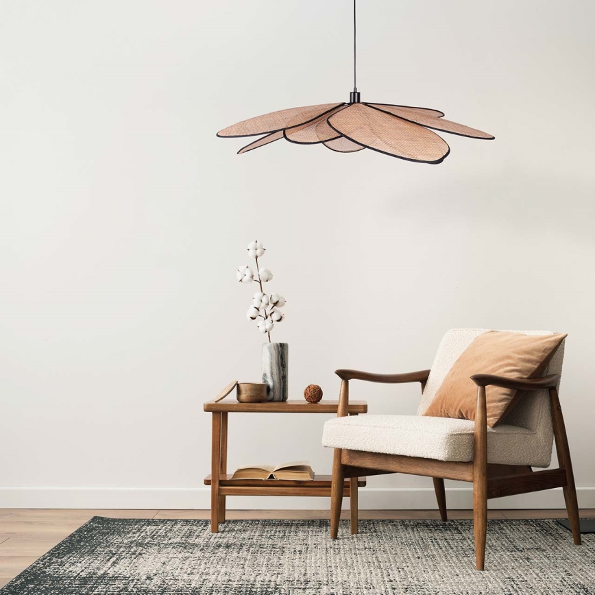 Suspension filaire TOBAGO 1xE27/20W/230V d. 100 cm beige