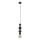Suspension filaire TOWER 1xE27/15W/230V noir