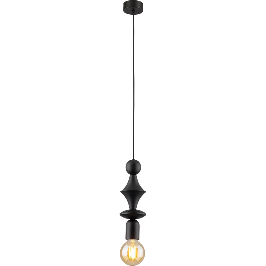 Suspension filaire TOWER 1xE27/15W/230V noir