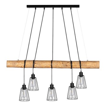 Suspension filaire TRABO 5xE27/60W/230V