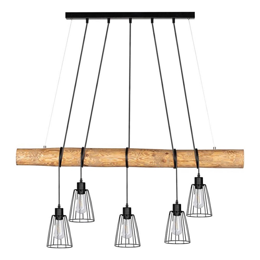 Suspension filaire TRABO 5xE27/60W/230V