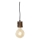 Suspension filaire TRONCO 1xE27/40W/230V
