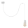 Suspension filaire TUBE 1xE27/15W/230V blanc