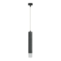 Suspension filaire TUBI 1xGU10/8W/230V noir