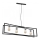 Suspension filaire TUNJA 4xE27/60W/230V noir/chrome brillant