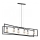 Suspension filaire TUNJA 6xE27/60W/230V noir/chrome brillant