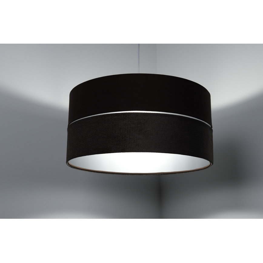 Suspension filaire TWIST 1xE27/60W/230V marron/argent