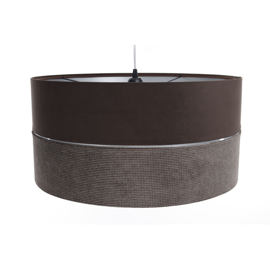 Suspension filaire TWIST 1xE27/60W/230V marron/argent