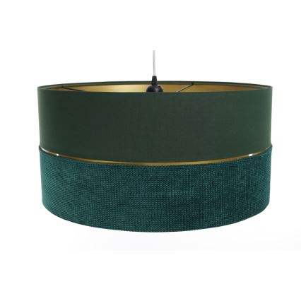 Suspension filaire TWIST 1xE27/60W/230V vert/doré