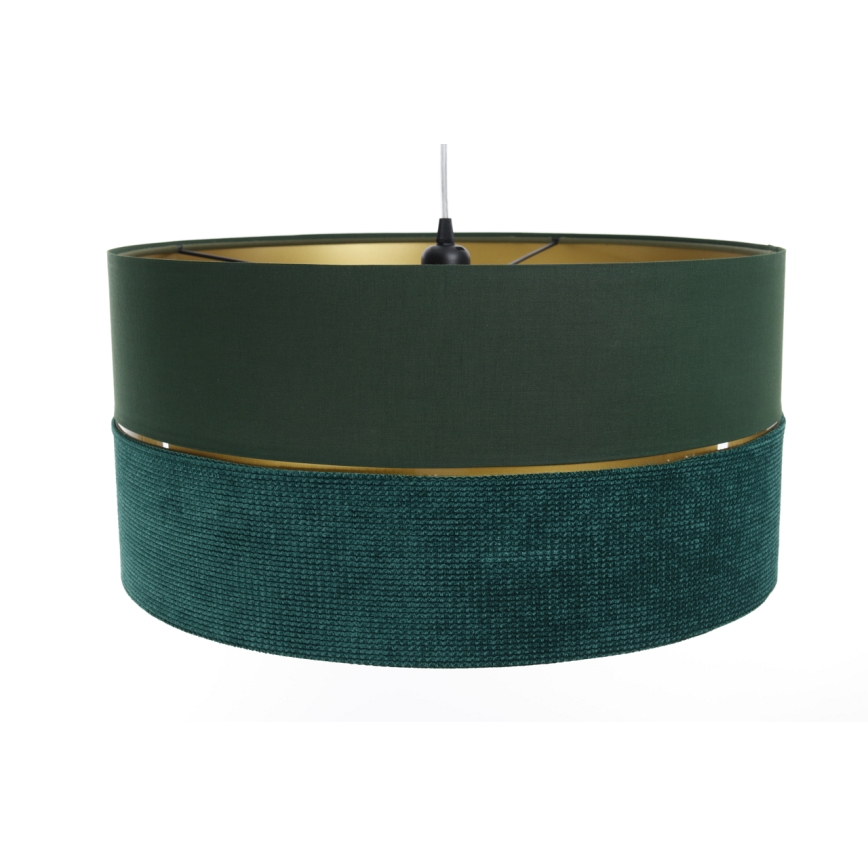 Suspension filaire TWIST 1xE27/60W/230V vert/doré