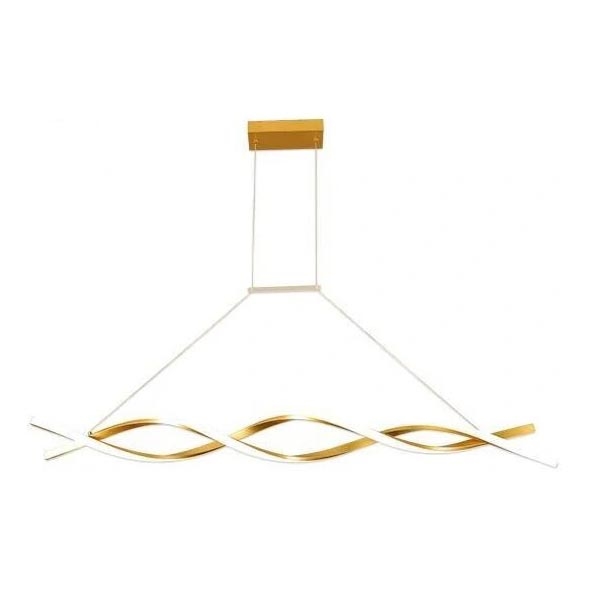 Suspension filaire TWIST LED/37W/230V 4000K 120 cm doré