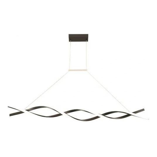 Suspension filaire TWIST LED/37W/230V 4000K 120 cm noir