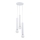 Suspension filaire TWISTER 3xE27/60W/230V diam. 28 cm blanc