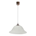 Suspension filaire VERA 1xE27/60W/230V cuivre/blanc