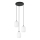 Suspension filaire VERDI 3xE27/15W/230V d. 30 cm noir/blanc