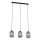Suspension filaire VERDI 3xE27/15W/230V noir/gris