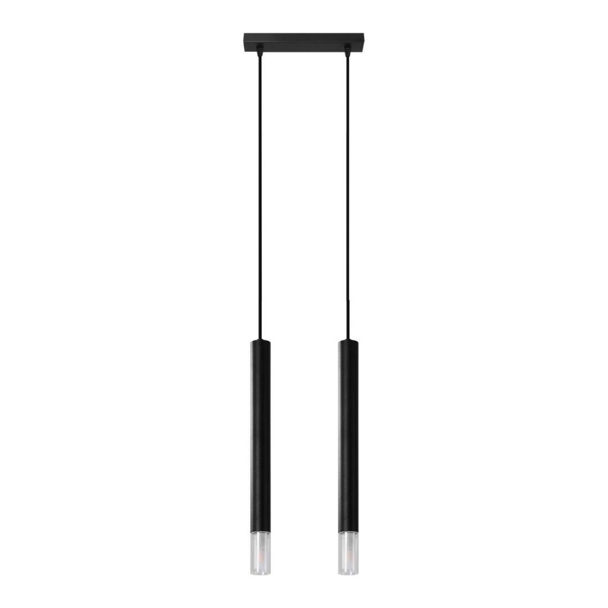 Suspension filaire VIZIER 2xG9/40W/230V noir