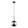 Suspension filaire VOLDA 1xE27/60W/230V noire