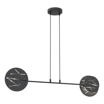 Suspension filaire XOTIC 2xE27/15W/230V noir