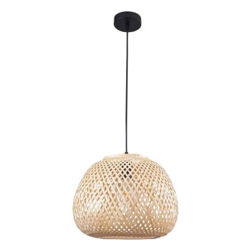 Suspension filaire ZANZIBAR 1xE27/20W/230V d. 35 cm bambou
