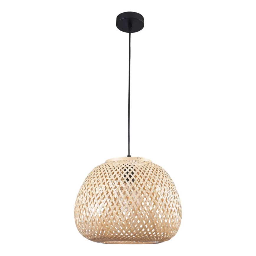 Suspension filaire ZANZIBAR 1xE27/20W/230V d. 35 cm bambou