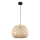 Suspension filaire ZANZIBAR 1xE27/20W/230V d. 35 cm bambou