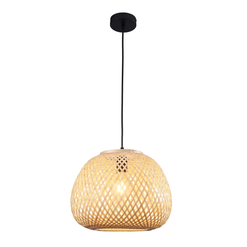 Suspension filaire ZANZIBAR 1xE27/20W/230V d. 35 cm bambou