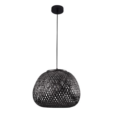Suspension filaire ZANZIBAR 1xE27/20W/230V d. 35 cm bambou