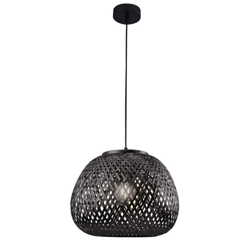 Suspension filaire ZANZIBAR 1xE27/20W/230V d. 35 cm bambou