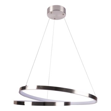 Suspension filaire ZEFIRA LED/40W/230V 4000K d. 50 cm chrome brillant
