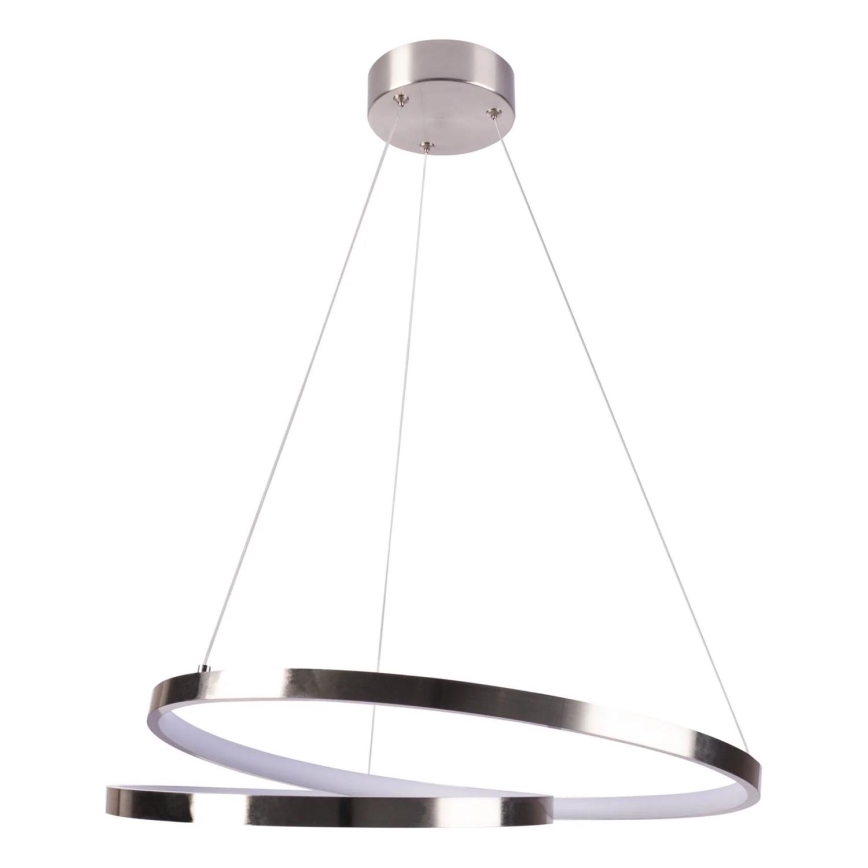 Suspension filaire ZEFIRA LED/40W/230V 4000K d. 50 cm chrome brillant