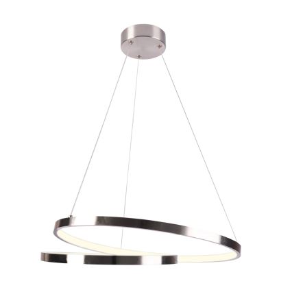 Suspension filaire ZEFIRA LED/40W/230V 4000K d. 50 cm chrome brillant